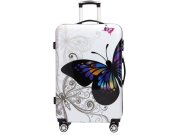 Dívčí cestovní kufr Motýlci 45l Doplňky - Dětské kufry
