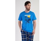 Pánské pyžamo kapri Wild life Muži - Pánská pyžama - Nadměrná pánská pyžama - Nadměrná pánská šortky pyžama