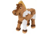 Plyšová hračka Minecraft hnědý kůň 21cm