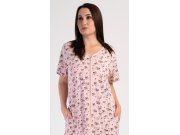Dámské domácí šaty s krátkým rukávem Olivia Ženy - Dámské noční košile - Nadměrné dámské noční košile