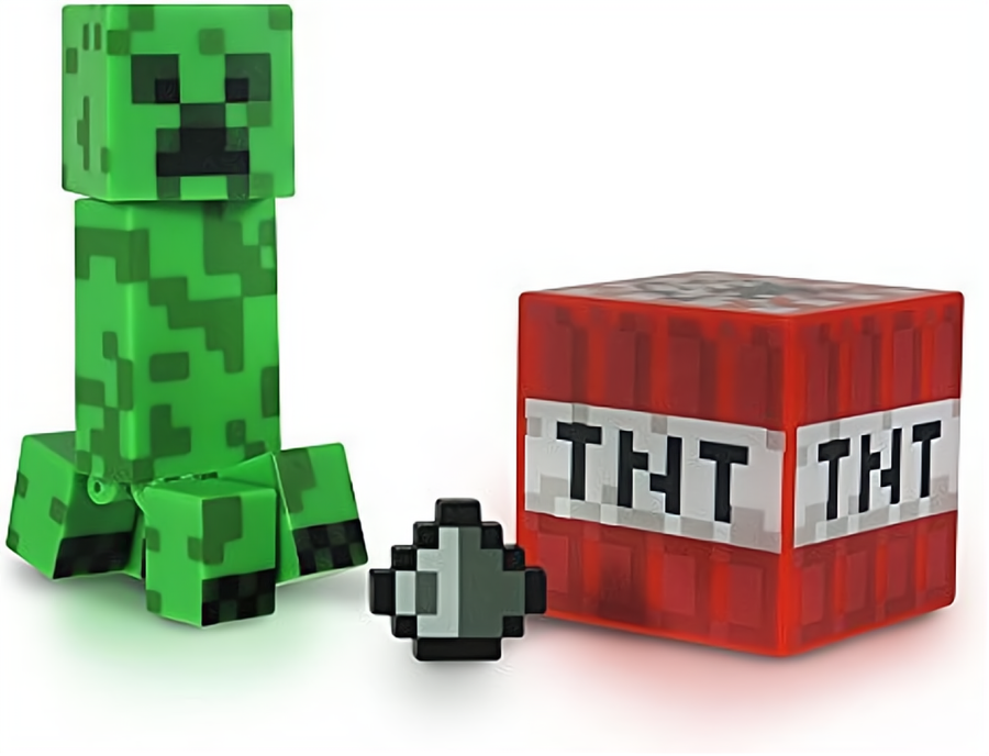 Figurka Minecraft Creeper s příslušenstvím 7cm - Figurky a postavičky