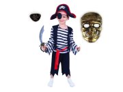 Dětský kostým Pirát s mečem a maskou 117-128 M Párty a karneval - Dětské kostýmy