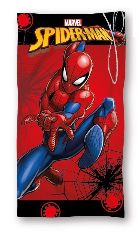 FARO Osuška Micro Spiderman red Polyester, 70/140 cm | Dětský textil a doplňky