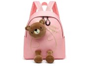 Dětský batoh Medvídek růžový Školní potřeby - Batohy