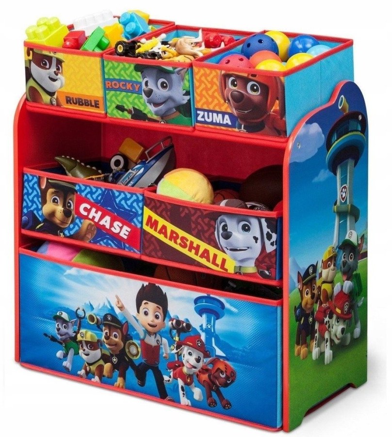 Organizér na hračky Paw Patrol Team - Boxy na hračky