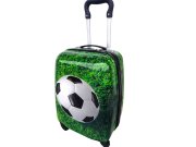 Dětský cestovní kufr Fotbalový míč na trávě 29l Doplňky - Dětské kufry