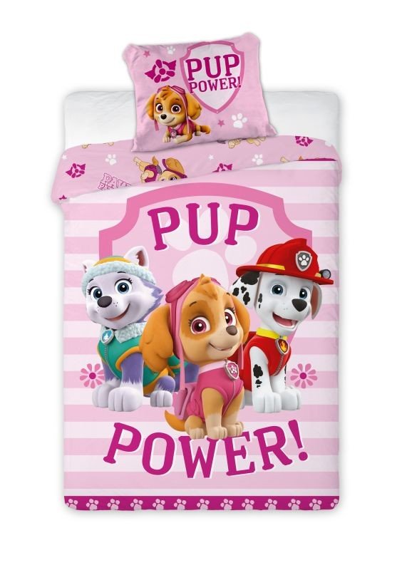 FARO Povlečení Paw Patrol Pup Power Bavlna, 140/200, 70/90 cm - Povlečení licenční