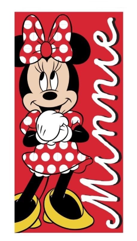 FARO Osuška Minnie red Bavlna - Froté, 70/140 cm - plážové osušky