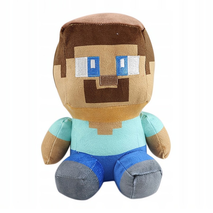 Plyšová hračka Minecraft Steve Pixel 20cm - Plyšové hračky