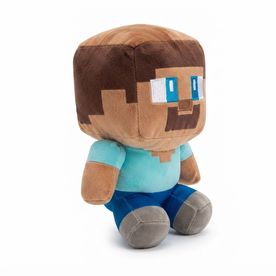 Plyšová hračka Minecraft Steve Pixel 20cm - Plyšové hračky