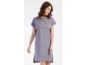 Dámská noční košile s krátkým rukávem Zuzana Ženy - Dámské noční košile - Dámské noční košile s krátkým rukávem