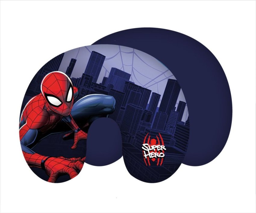 JERRY FABRICS Cestovní polštářek Spiderman 06 Polyester , 1x28/33 cm | Dětský textil a doplňky