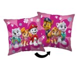 JERRY FABRICS Polštářek Paw Patrol Flowers Polyester, 40/40 cm Polštářky - polštářky s výplní