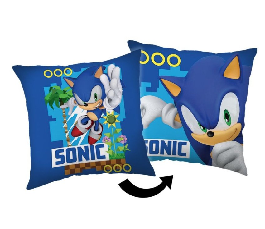 JERRY FABRICS Polštářek Super Sonic Polyester, 40/40 cm - polštářky s výplní