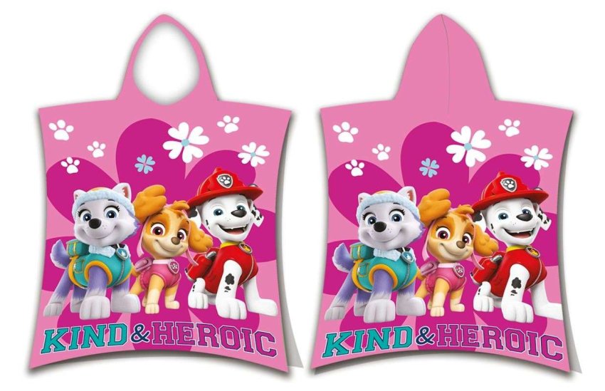 JERRY FABRICS Pončo Paw Patrol PP475 Bavlna - Froté, 50/115 cm - ponča