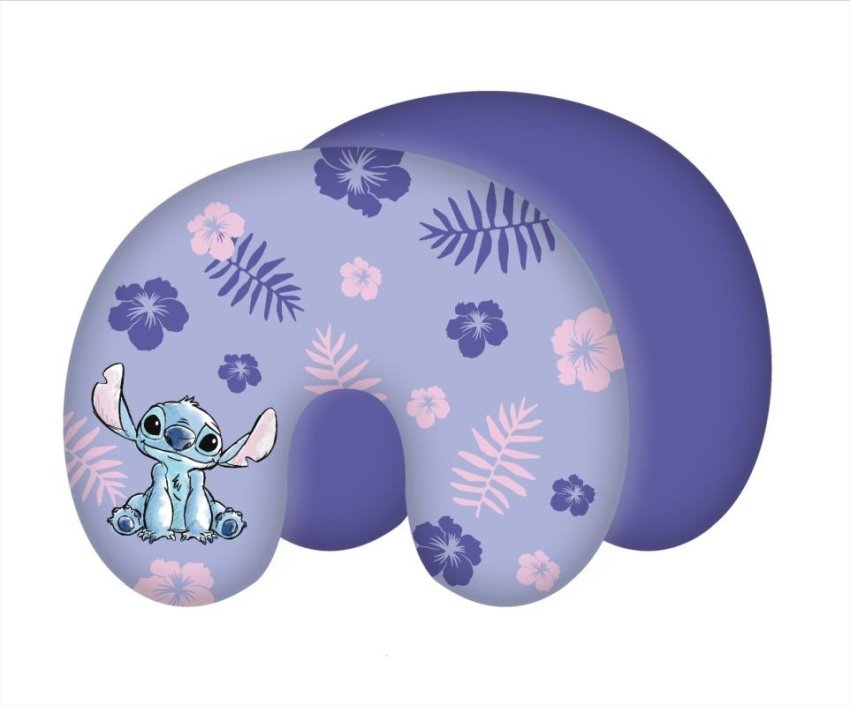 JERRY FABRICS Cestovní polštářek Lilo and Stitch Polyester, 1x 43/35 cm - cestovní polštářky