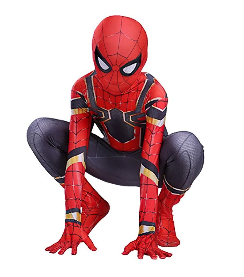 Dětský kostým Superhrdina Spiderman s maskou 134-146 XL - Dětské kostýmy