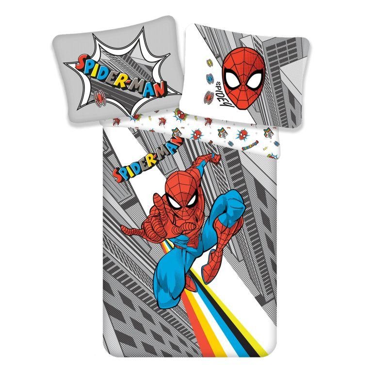 JERRY FABRICS Povlečení Spiderman pop Bavlna, 140/200, 70/90 cm - Povlečení licenční