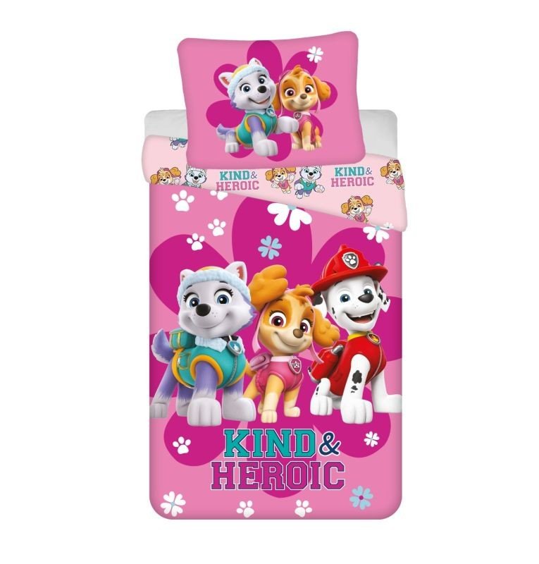 JERRY FABRICS Povlečení Paw Patrol PP475 Heroic Bavlna, 140/200, 70/90 cm | Dětský textil a doplňky