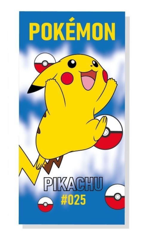 FARO Osuška Pokémon Pikachu Bavlna - Froté, 70/140 cm - plážové osušky