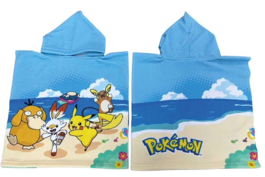 FARO Pončo Pokémon pláž micro Polyester - mikrovlákno, 50/100 - ponča