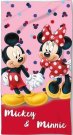 FARO Osuška Micro Mickey a Minnie Polyester, 70/140 cm