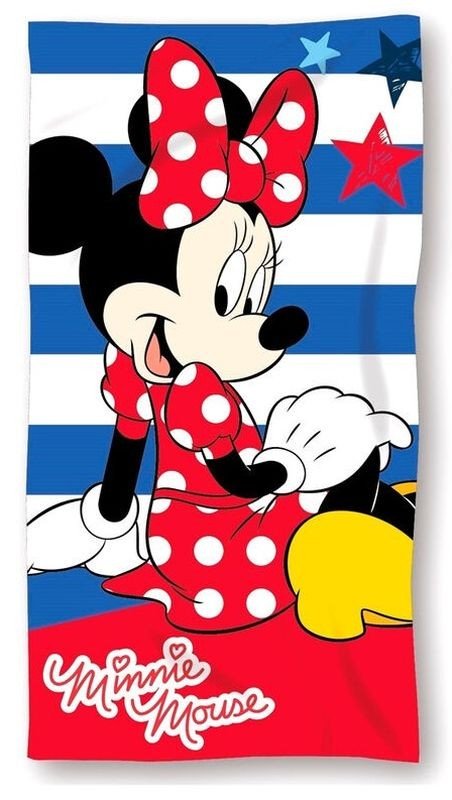 FARO Osuška Micro Minnie stars Polyester, 70/140 cm - plážové osušky