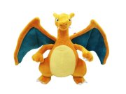 Plyšová hračka Pokémon Charizard s ohněm 23cm