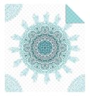 DETEXPOL Přehoz na postel Mandala green Polyester, 170/210 cm