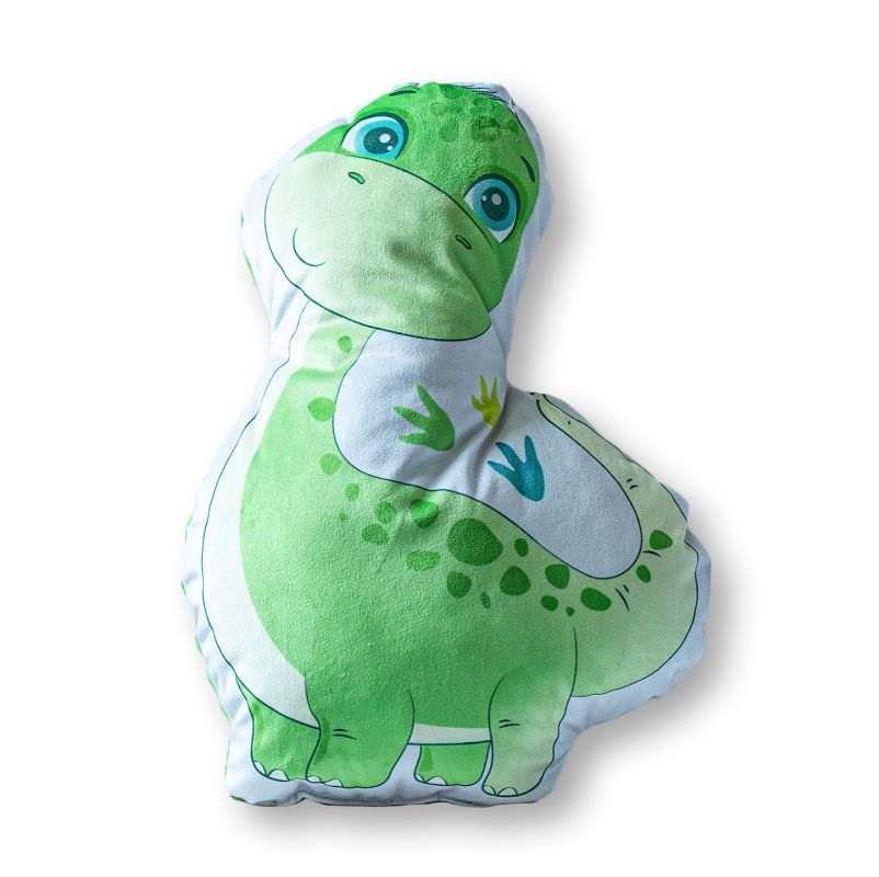 DETEXPOL Tvarovaný mikroplyšový polštářek Dino Polyester, 34x24 cm - polštářky s výplní