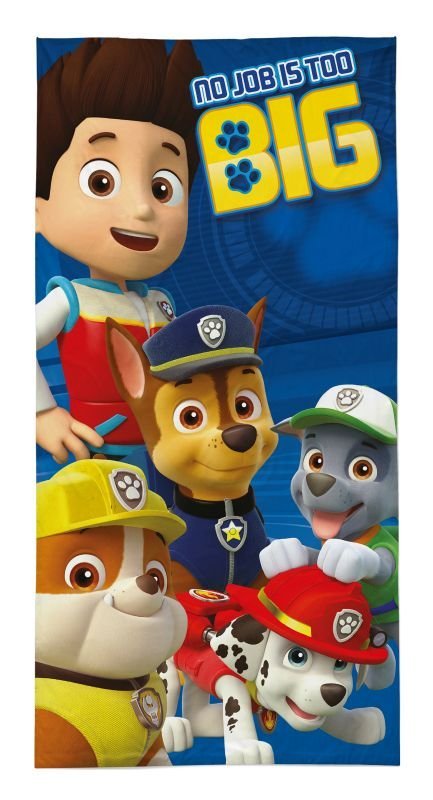 DETEXPOL Osuška Paw Patrol no job Bavlna - Froté, 70/140 cm - plážové osušky