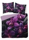 DETEXPOL Francouzské povlečení Orchidej Bavlna, 220/200, 2x70/80 cm Povlečení klasické vzory