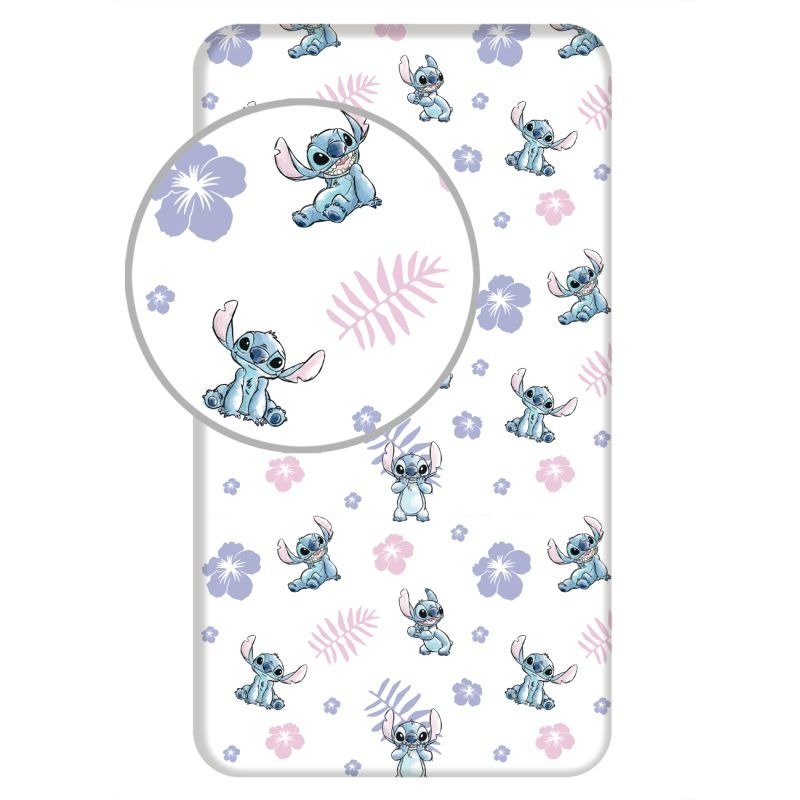 JERRY FABRICS Prostěradlo Lilo and Stitch Bavlna, 90/200 cm - Licenční prostěradla