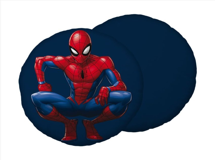 JERRY FABRICS Tvarovaný mikroplyšový polštářek Spiderman 03 Polyester, 33x29 cm - Polštářky