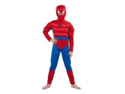 Párty a karneval Dětské kostýmy - Dětský kostým Svalnatý Spiderman 110-122 M Dětský kostým Svalnatý Spiderman 110-122 M