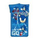 JERRY FABRICS Povlečení Sonic Lets go Bavlna, 140/200, 70/90 cm Povlečení licenční