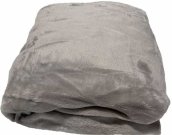 JERRY FABRICS Prostěradlo mikroplyš světle šedá Polyester, 90/200 cm