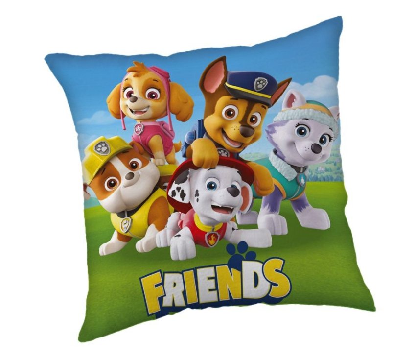 JERRY FABRICS Polštářek Paw Patrol Friends Polyester, 40/40 cm - polštářky s výplní