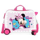 JOUMMABAGS Dětský kufřík na kolečkách Minnie Joy MAXI ABS plast, 50x38x20 cm, objem 34 l