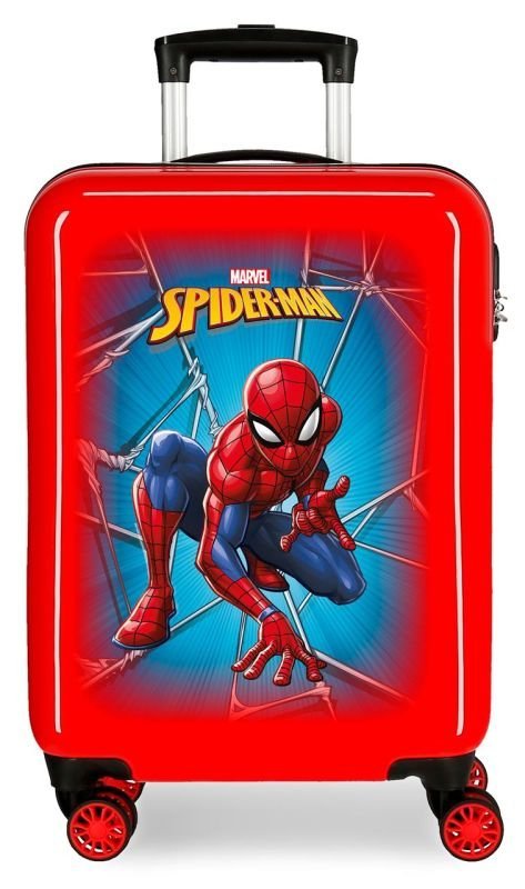 JOUMMABAGS Cestovní kufr ABS Spiderman Black ABS plast, 55 cm - kufry pro děti