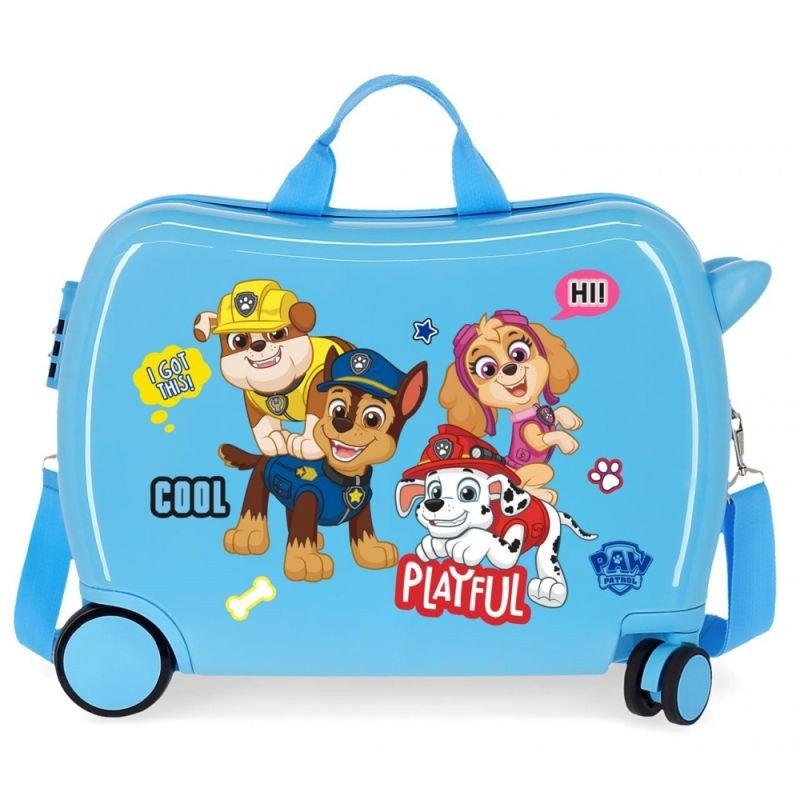 JOUMMABAGS Dětský kufřík na kolečkách Paw Patrol Playful MAXI ABS plast, 50x38x20 cm, objem 34 l - kufry - odrážedla