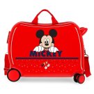 JOUMMABAGS Dětský kufřík na kolečkách Mickey Happy MAXI ABS plast, 50x38x20 cm, objem 34 l