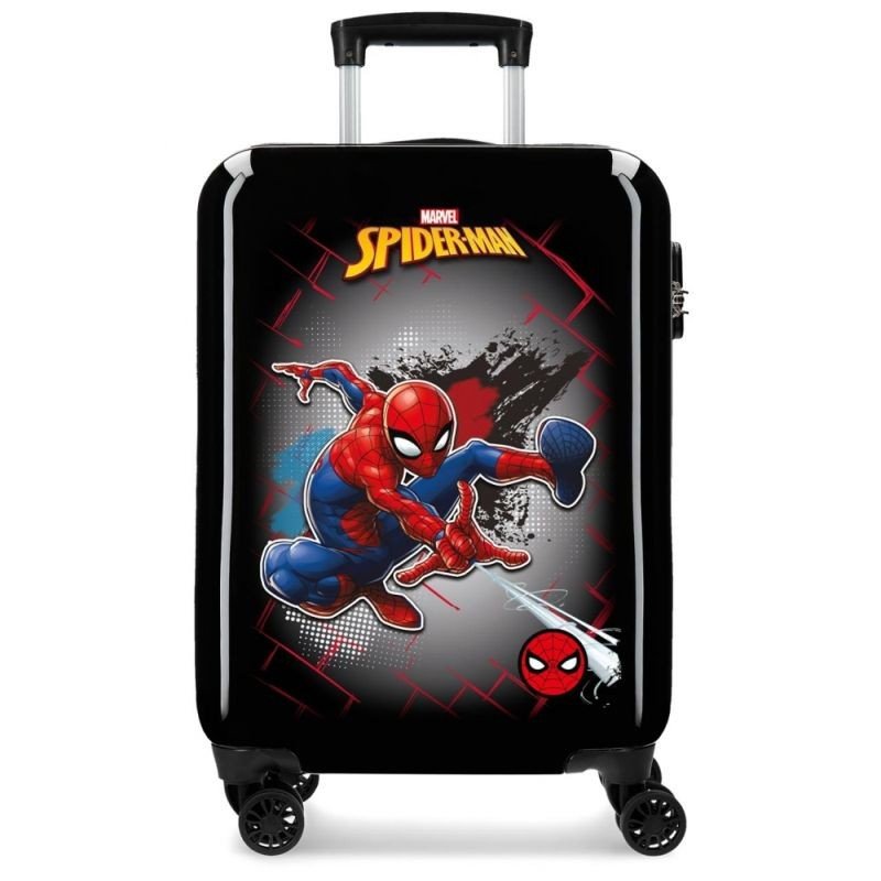 JOUMMABAGS Cestovní kufr ABS Spiderman Red ABS plast, 55 cm - kufry pro děti