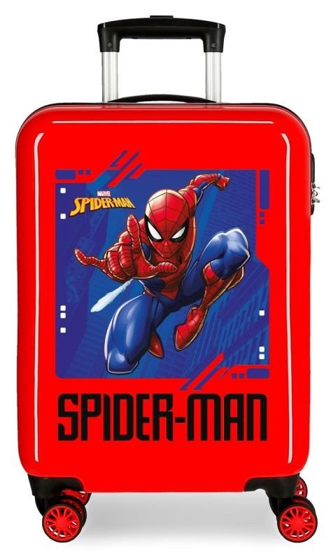 JOUMMABAGS Cestovní kufr ABS Spiderman Street Red ABS plast, 55 cm - kufry pro děti