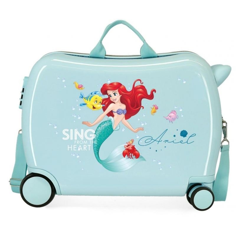 JOUMMABAGS Dětský kufřík na kolečkách Ariel Sing MAXI ABS plast, 50x38x20 cm, objem 34 l - kufry - odrážedla