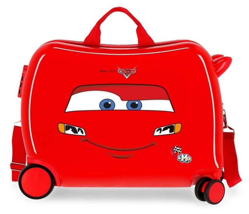 JOUMMABAGS Dětský kufřík na kolečkách Cars LQM MAXI ABS plast, 50x38x20 cm, objem 34 l - kufry - odrážedla