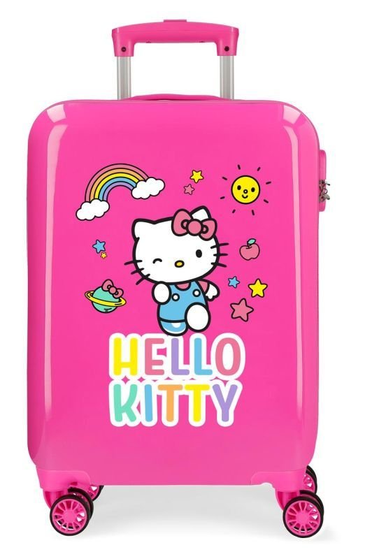 JOUMMABAGS Cestovní kufr ABS Hello Kitty You are cute pink ABS plast, 55 cm - Kufry Joummabags