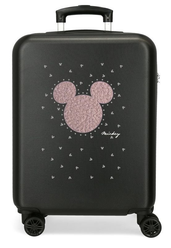 JOUMMABAGS Cestovní kufr ABS Mickey black ABS plast, 55 cm - Kufry Joummabags