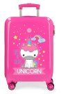 JOUMMABAGS Cestovní kufr ABS Roll Road Little Me Unicorn Pink ABS plast, 55 cm Kufry Joummabags - kufry pro děti