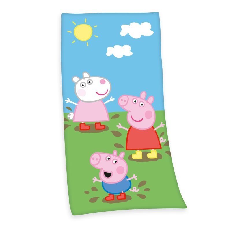 HERDING Osuška Peppa Pig Bavlna - Froté, 75/150 cm - Osušky,ručníky, ponča, župany